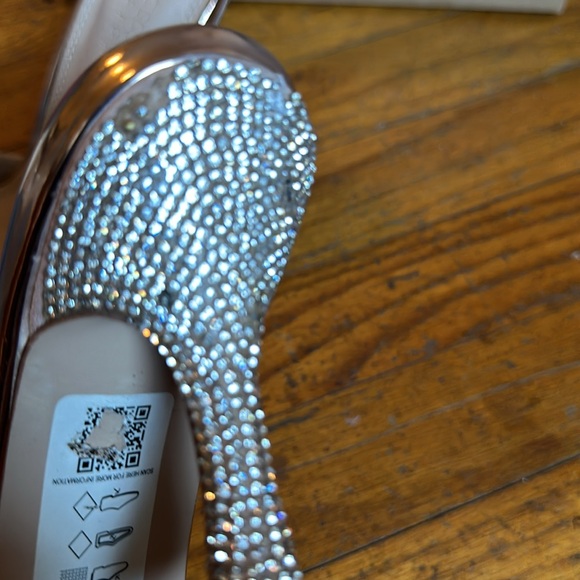 In box ASOS Rose Gold Nero square toe Mules Sz UK 4 US 7 - Picture 7 of 8